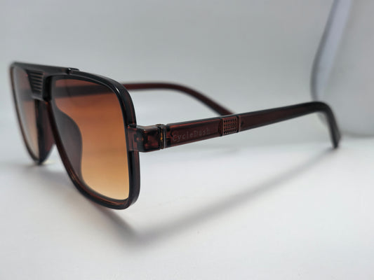 CycleDash  Transparent Frame Square Sunglasses S46-3