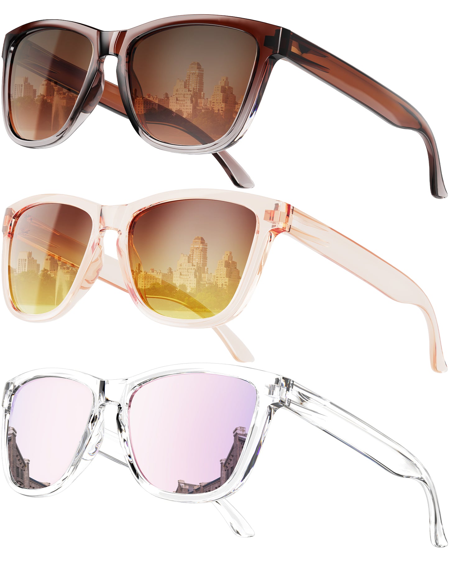 Sunglasses-women Polarized Sunglasses-womens: Trendy Sun Glasses polarized UV400 Protection Fashion Sunglasses QS06-5-15-19