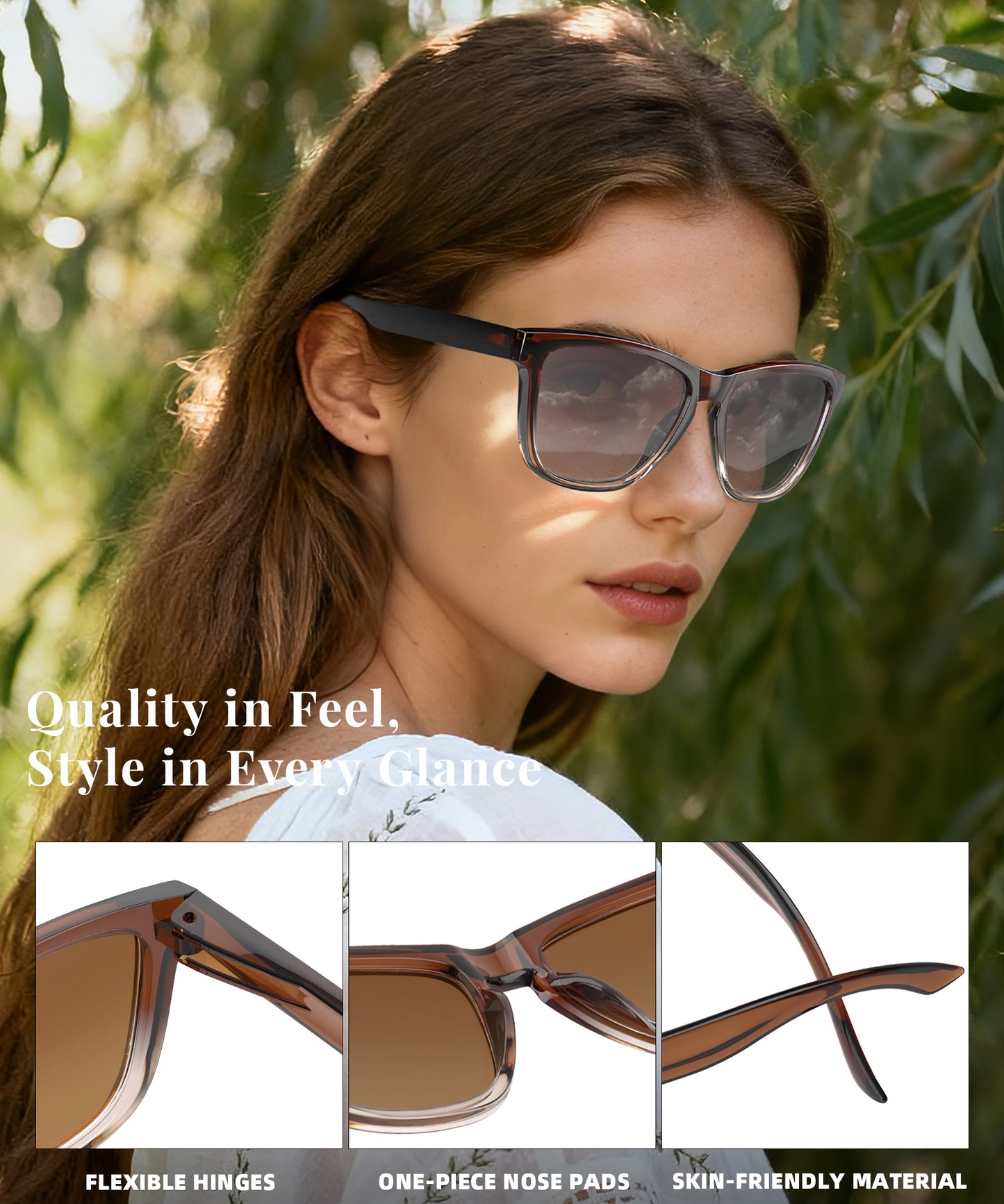 Sunglasses-women Polarized Sunglasses-womens: Trendy Sun Glasses polarized UV400 Protection Fashion Sunglasses QS06-5-15-19