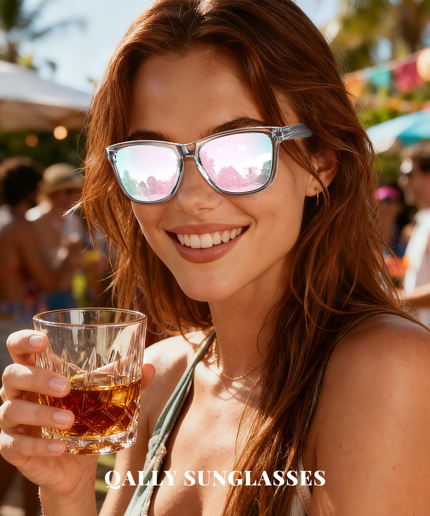 Sunglasses-women Polarized Sunglasses-womens: Trendy Sun Glasses polarized UV400 Protection Fashion Sunglasses QS06-5-15-19